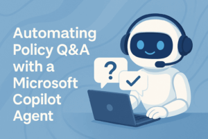 Microsoft Copilot agent automating policy questions and answers