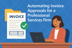 Invoice approval automation for professional services firms